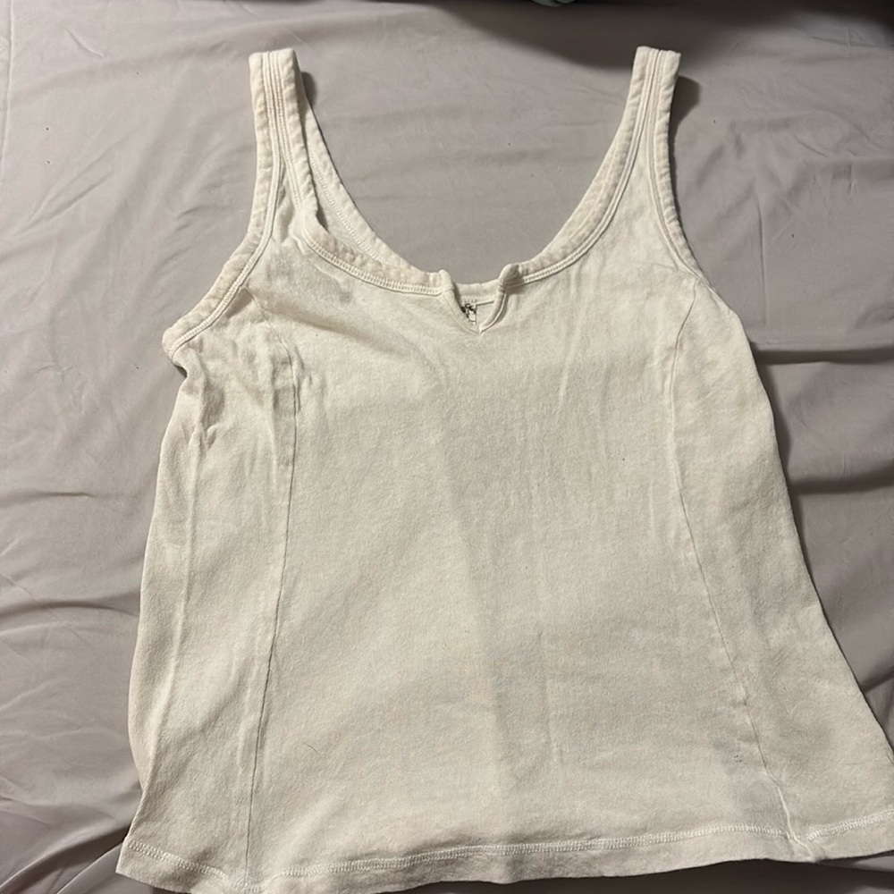 White tank top